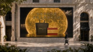 桑卓中秋咖啡禮盒影片封面，金色滿月前呈現紅金禮盒與品牌提袋